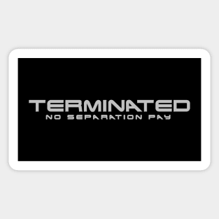 Terminated Sticker